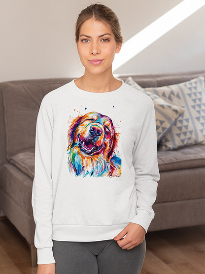 Colorful Golden Retriever Hoodie or Sweatshirt -Weekday Best Designs