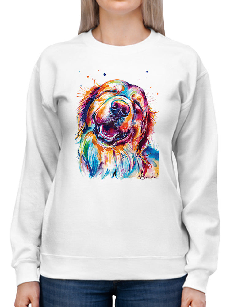 Colorful Golden Retriever Hoodie or Sweatshirt -Weekday Best Designs