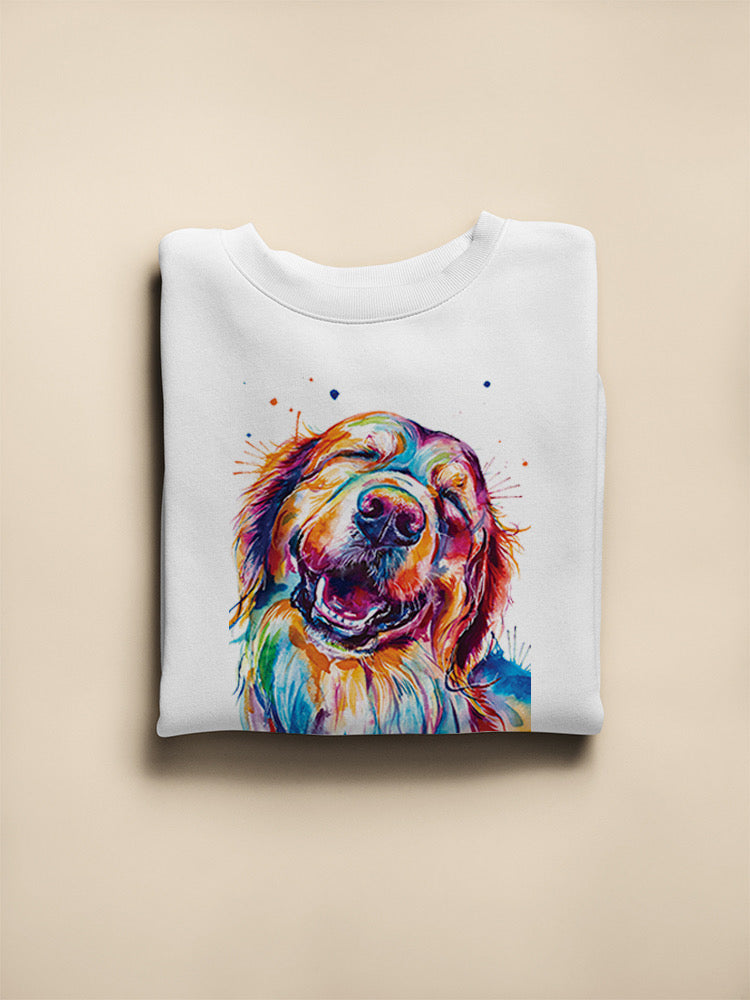 Colorful Golden Retriever Hoodie or Sweatshirt -Weekday Best Designs