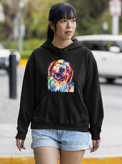 Colorful Golden Retriever Hoodie or Sweatshirt -Weekday Best Designs