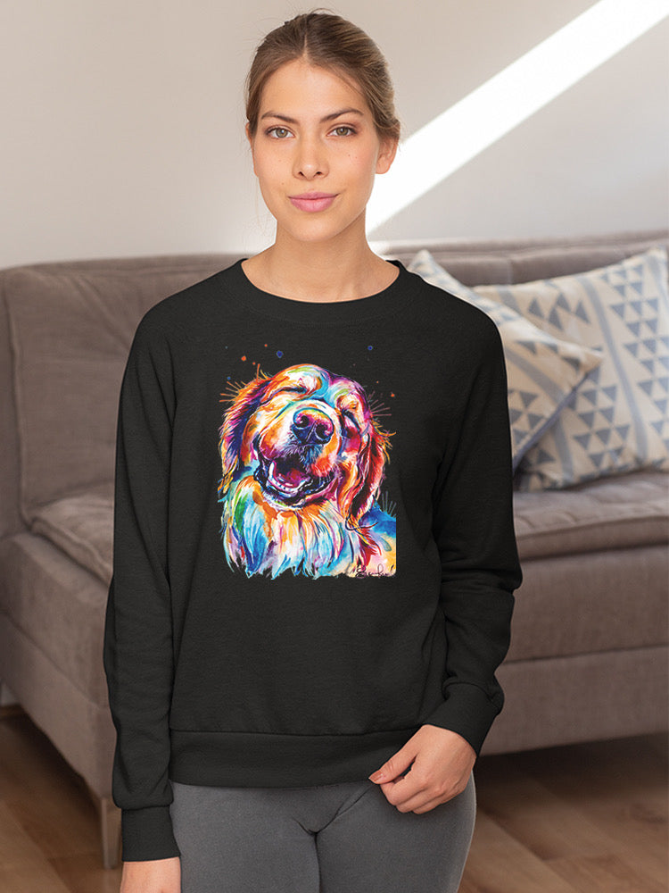 Colorful Golden Retriever Hoodie or Sweatshirt -Weekday Best Designs