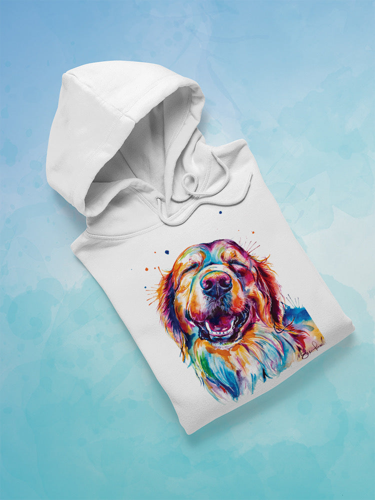 Colorful Golden Retriever Hoodie or Sweatshirt -Weekday Best Designs