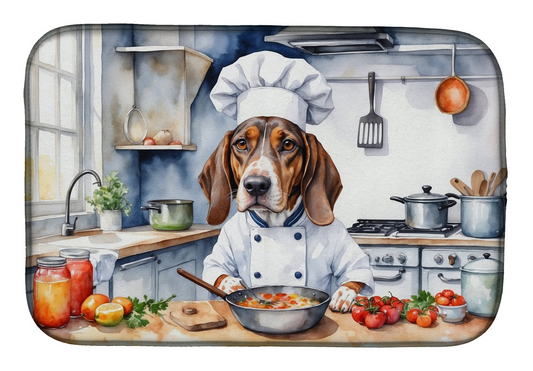 American English Coonhound The Chef Dish Drying Mat